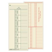 Tops Time Card, Named Days, 3 3/8x8 1/4, PK500 1260